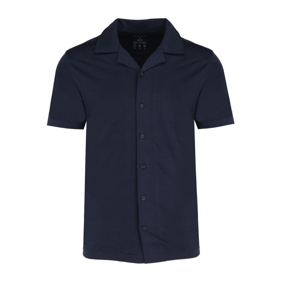 Marvelis Performance Jersey shirt nachtblauw, Effen Blauw