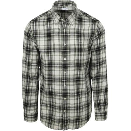 McGregor Overhemd Flanel Ruiten Groen