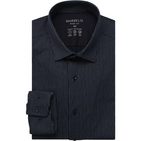 Marvelis Performance Jersey shirt marine, Bedrukt