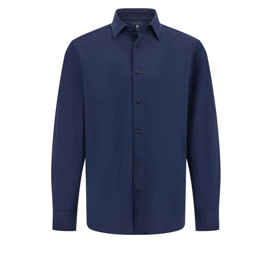 Boggi Milano Boggi Milano Overhemd navy -
