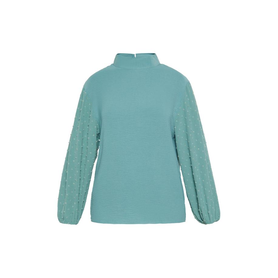 Gaya Gaya Blouse Fashion Look smaragd -