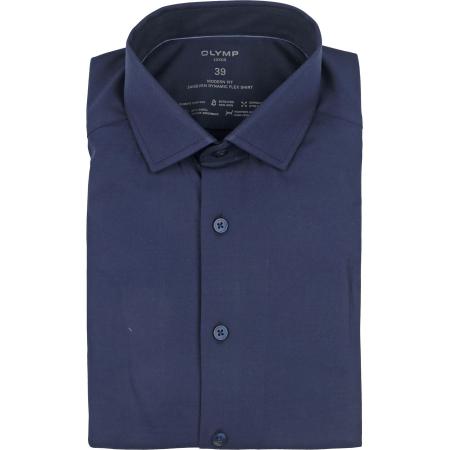 OLYMP Luxor Overhemd 24/Seven Navy
