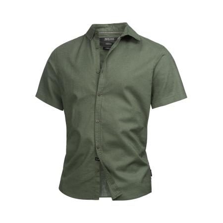 INDICODE JEANS INDICODE JEANS Overhemd Bravida donkergroen