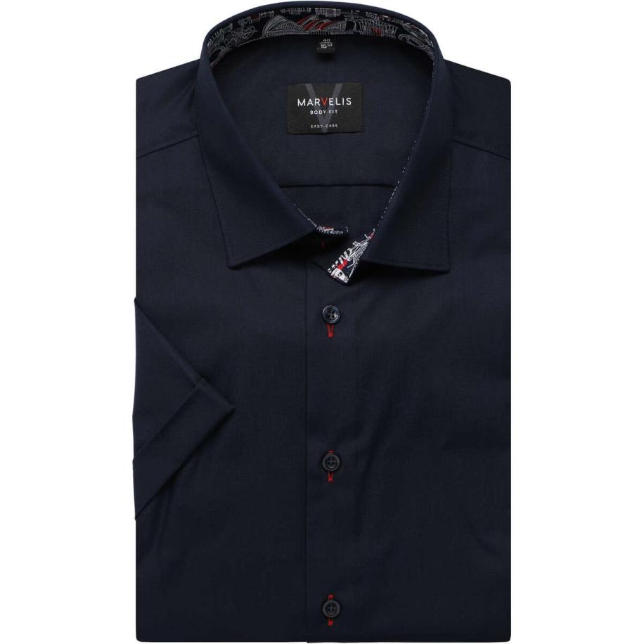 Marvelis Overhemd Korte mouw abrikoos Oranje