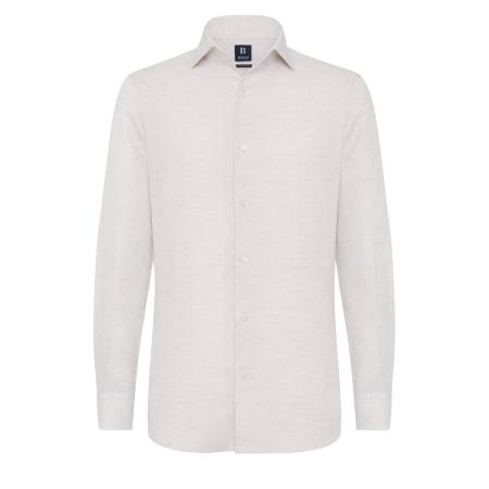 Boggi Milano Boggi Milano Zakelijk overhemd offwhite