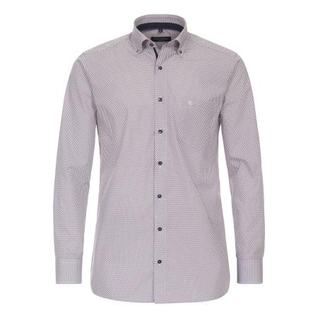 Casa Moda Overhemd blauw, Bedrukt