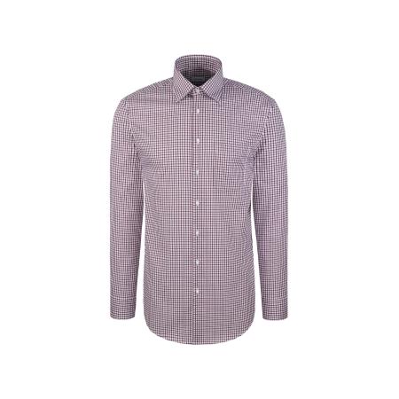 SEIDENSTICKER Zakelijk overhemd Schwarze Rose lila / wit