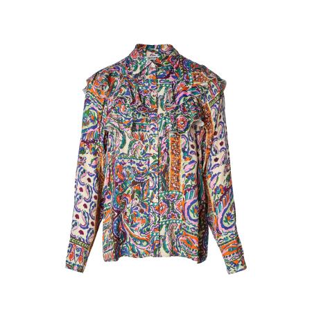 Salsa Salsa Jeans Blouse beige / groen / oranje / rosa