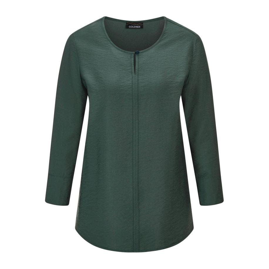 Goldner Goldner Blouse jade groen -