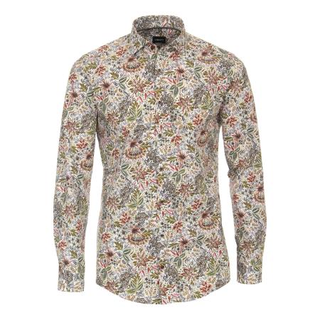 Venti Overhemd groen, Bedrukt