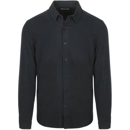 Knowledge Cotton Apparel Shirt Flannel Total Eclipse