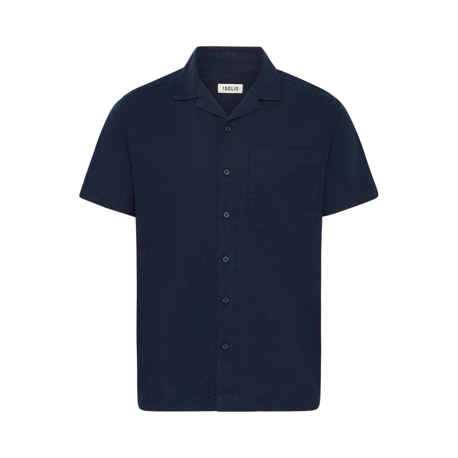 Solid !Solid Overhemd SDLITT blauw -