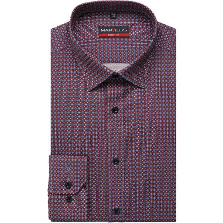 Marvelis Overhemd rood, Bedrukt