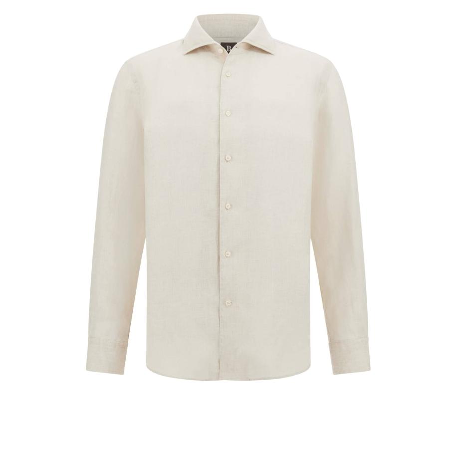 Boggi Milano Boggi Milano Overhemd beige -