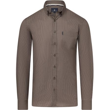 State Of Art Overhemd Print Bruin