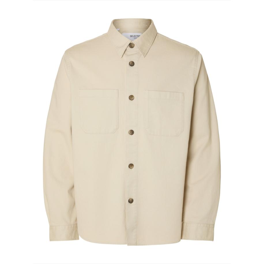 Selected SELECTED Overhemd SLHTRAVIS crème -