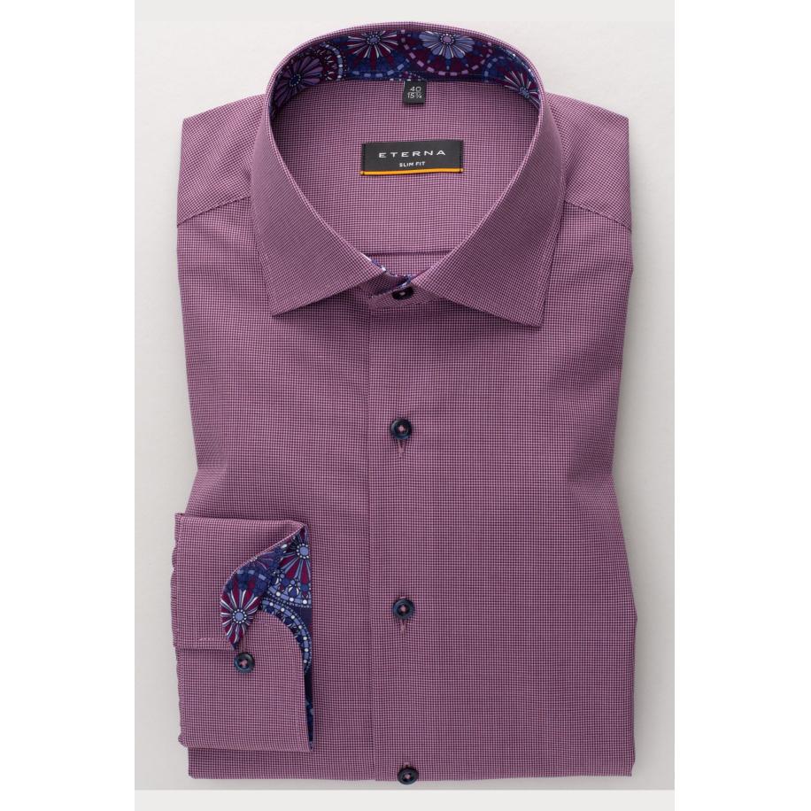 ETERNA Overhemd paars, Effen Paars