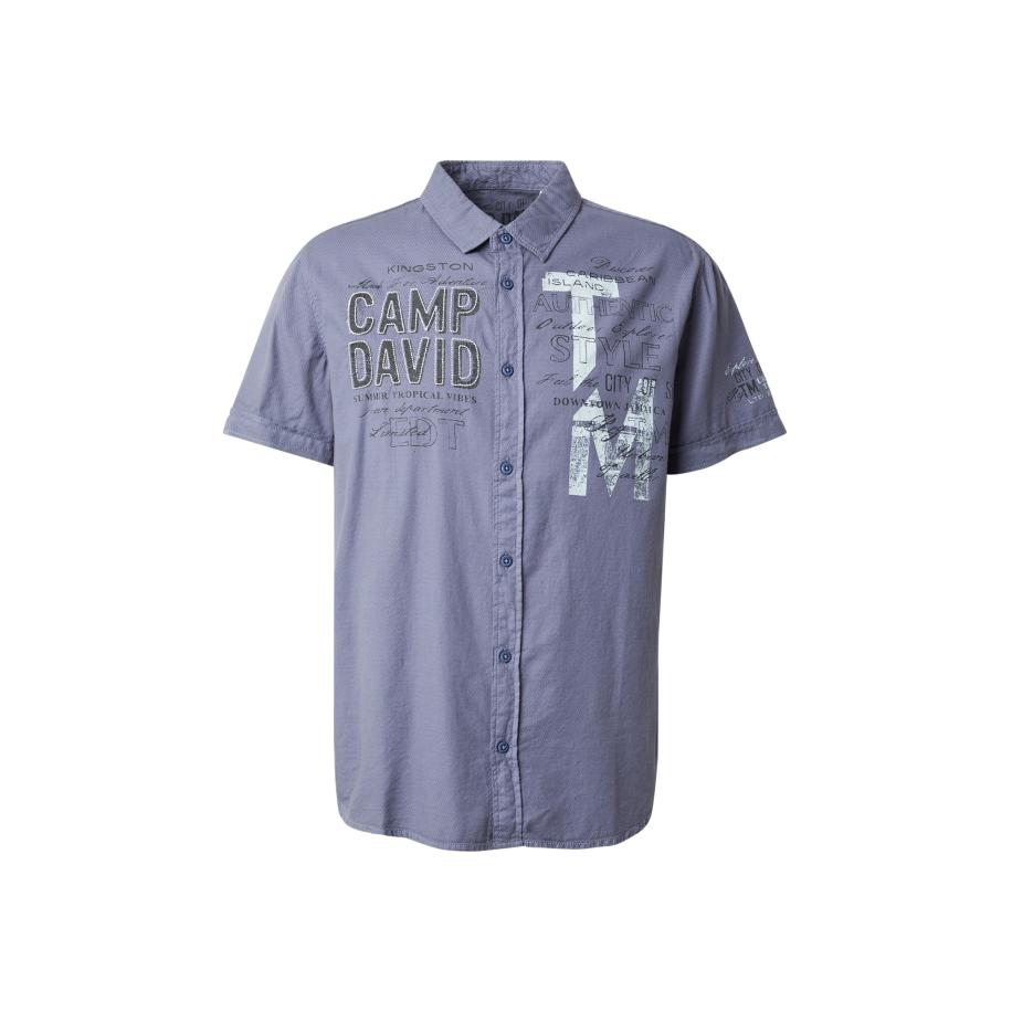 Camp David CAMP DAVID Overhemd navy / opaal / wit -