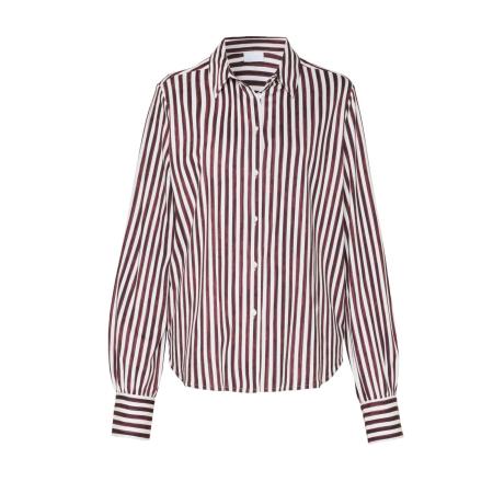 Desoto DESOTO Blouse Lizzy wijnrood / natuurwit