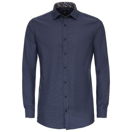 Venti Overhemd blauw, Faux-uni