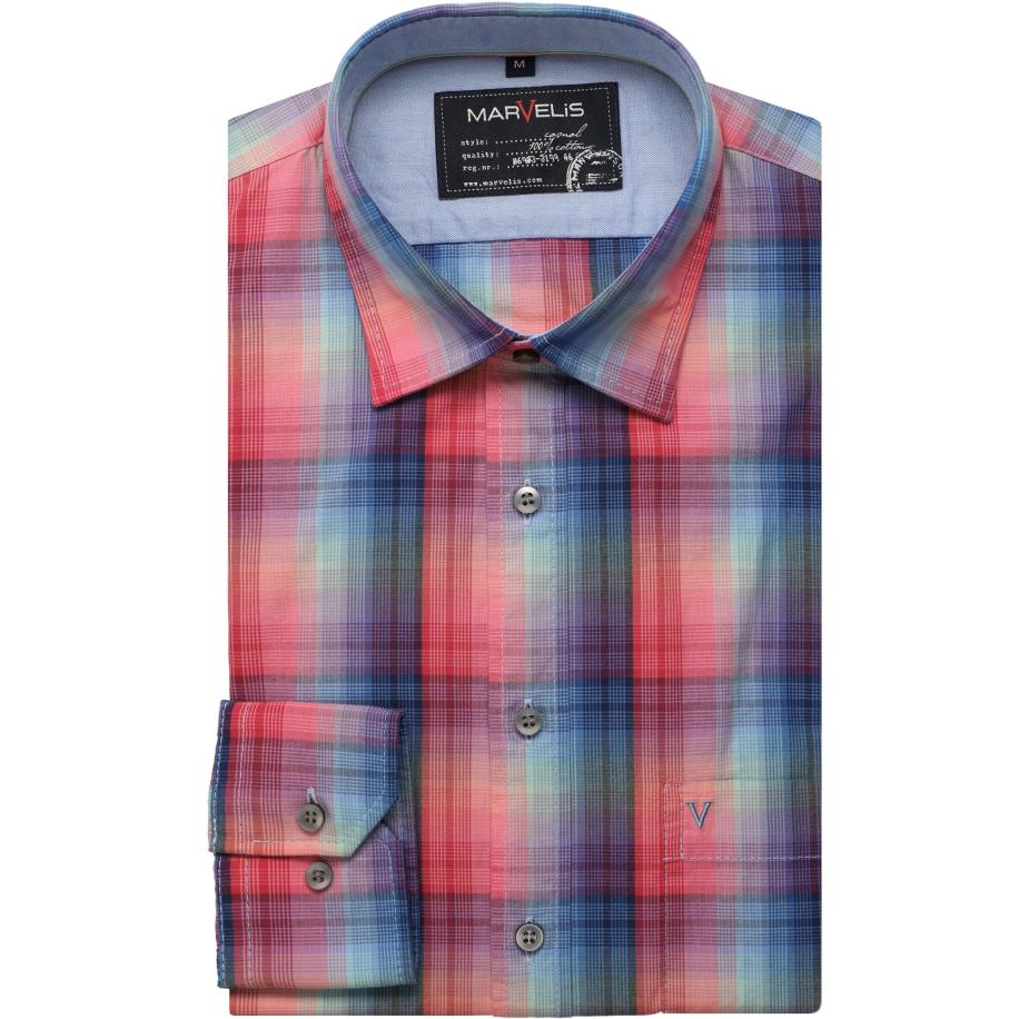 Marvelis Casual Overhemd veelkleurig, Ruit Multicolor
