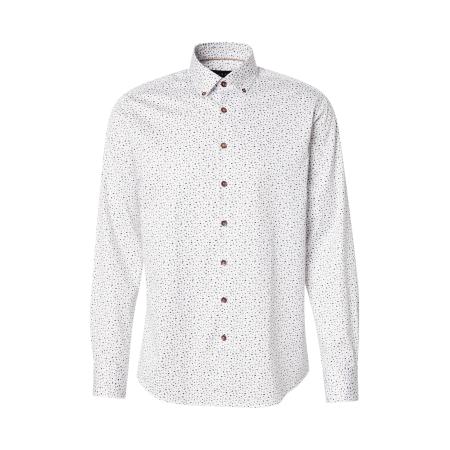 Bugatti bugatti Overhemd navy / lichtbruin / grasgroen / wit