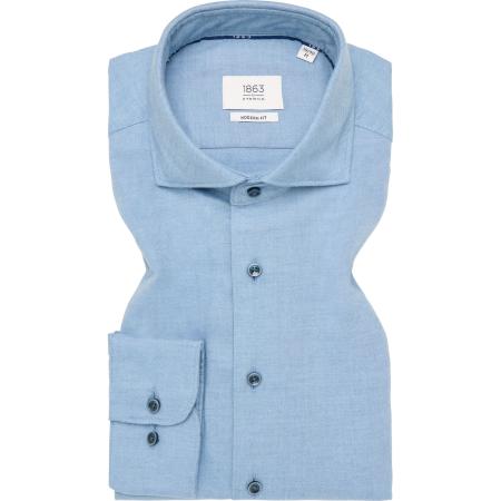 ETERNA 1863 Flanellen Overhemd veelkleurig, Effen