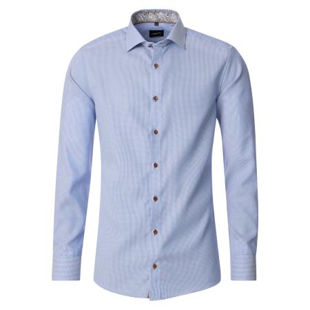 Venti Overhemd blauw, Faux-uni