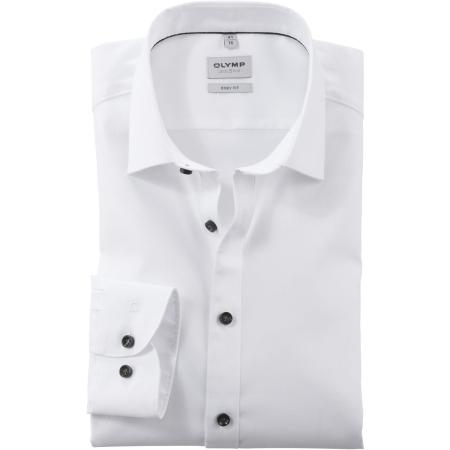 OLYMP Level Five Overhemd wit, Faux-uni