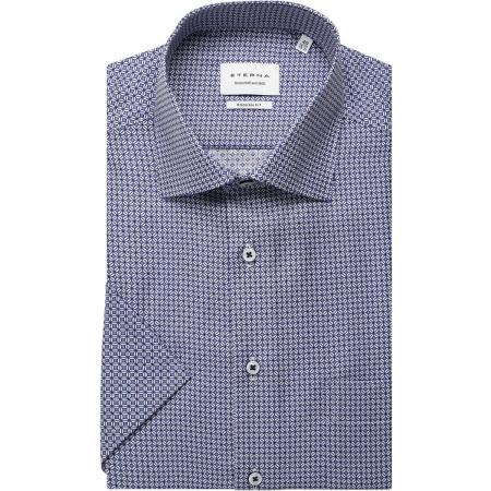 ETERNA Overhemd Korte mouw blauw