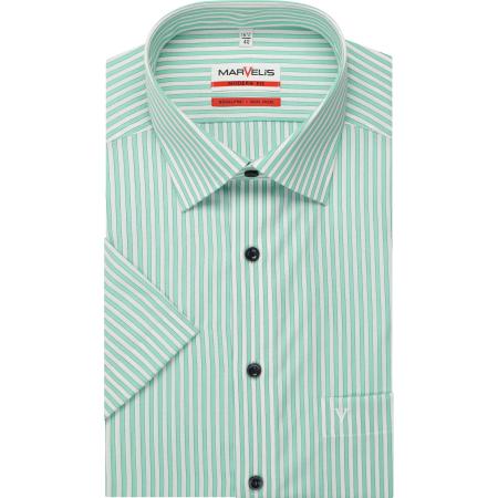 Marvelis Overhemd Korte mouw lichtgroen