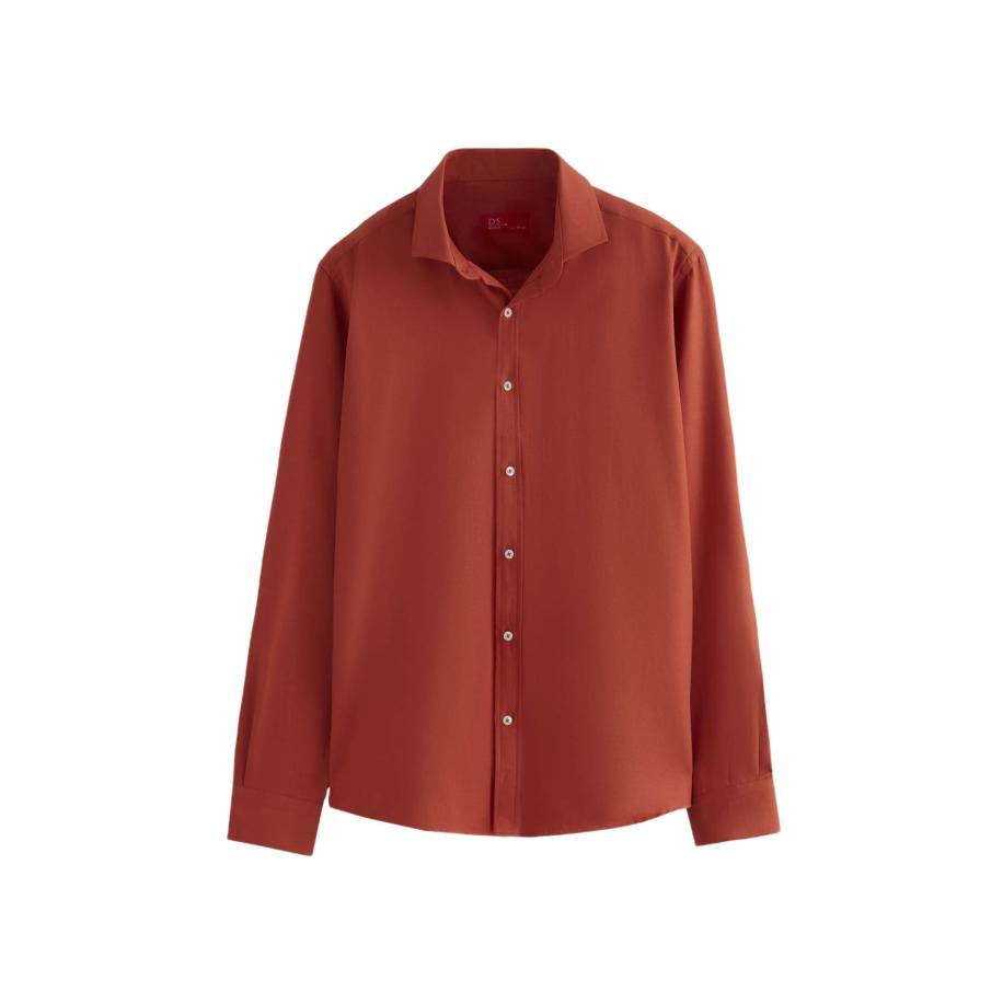 D’S Damat D’S Damat Overhemd oranjerood -