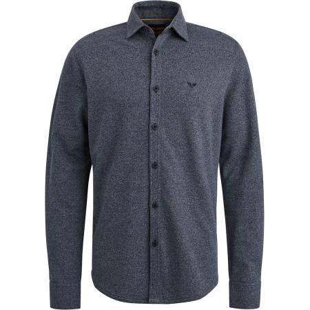 PME Legend Overhemd Melange Blauw