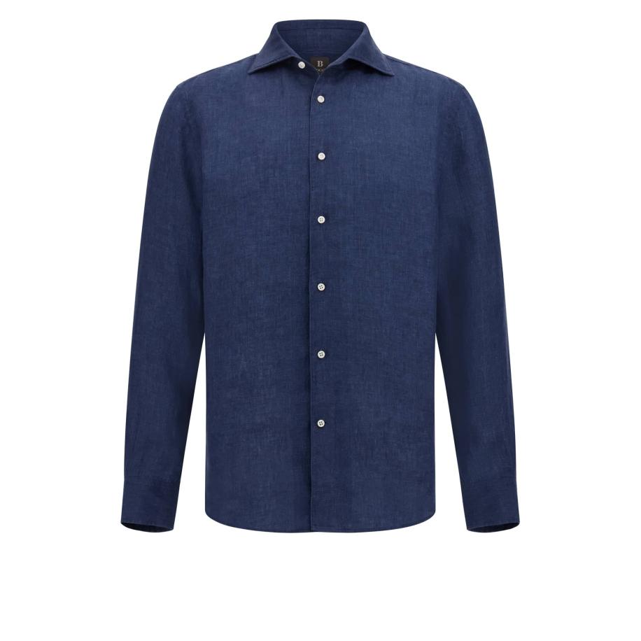 Boggi Milano Boggi Milano Overhemd navy -