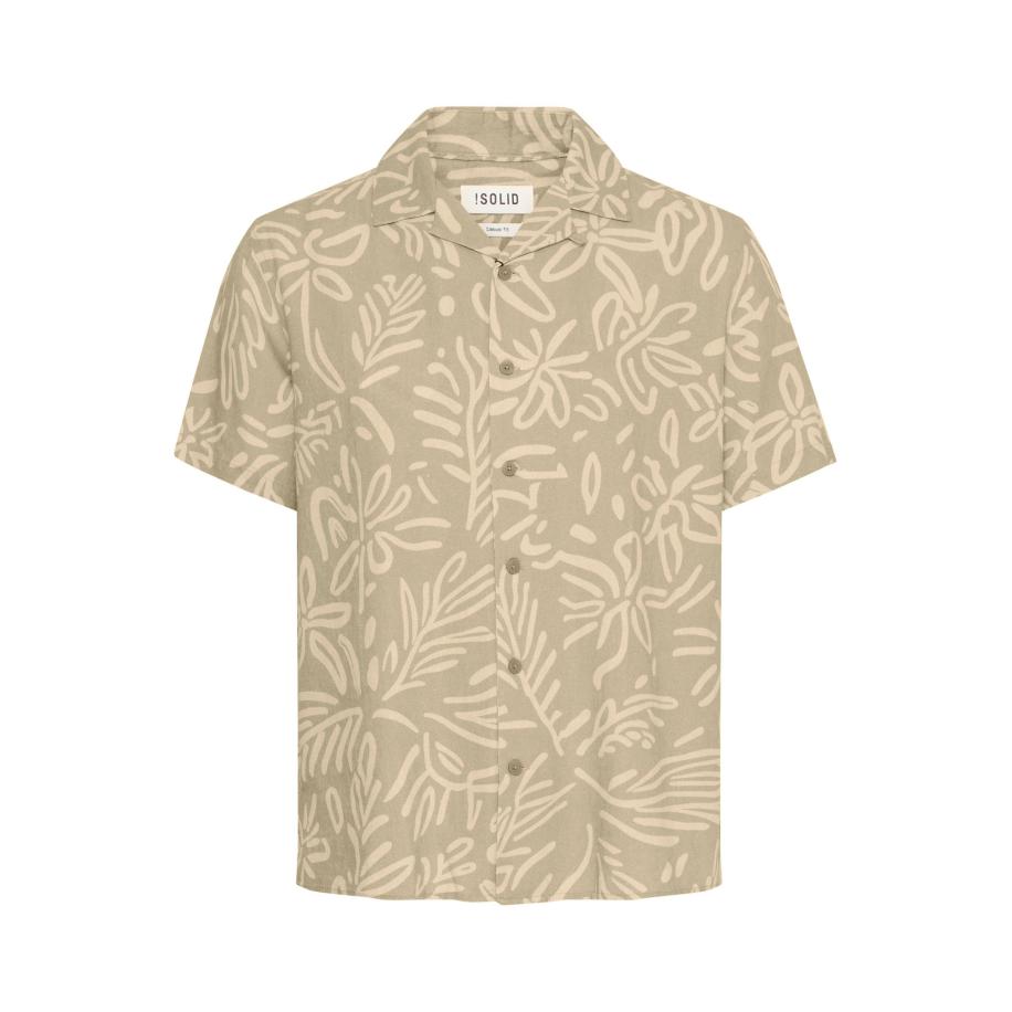 Solid !Solid Overhemd SDPaiman beige / donkerbeige -