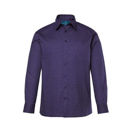 Boston Park Boston Park Overhemd violetblauw / donkerlila