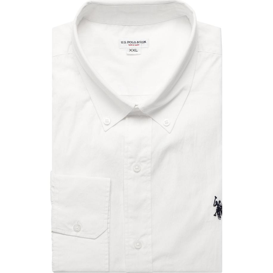 U.S. Polo Assn. Overhemd wit, Gestreept Wit