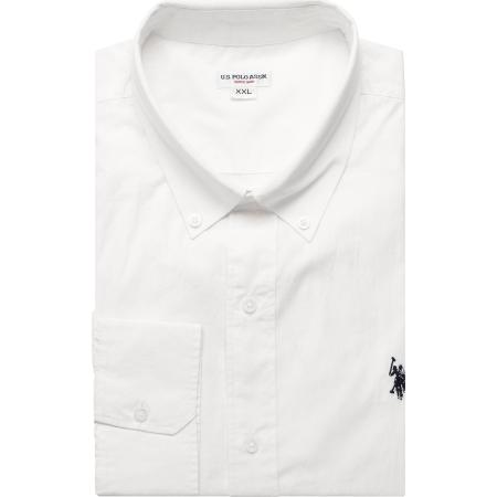 U.S. Polo Assn. Overhemd wit, Gestreept