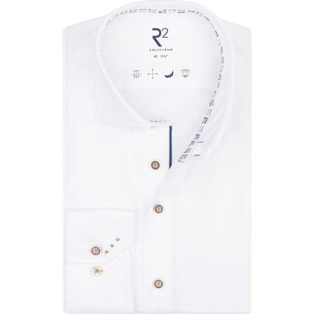 R2 Amsterdam Overhemd ML6 (vanaf 68 CM) wit
