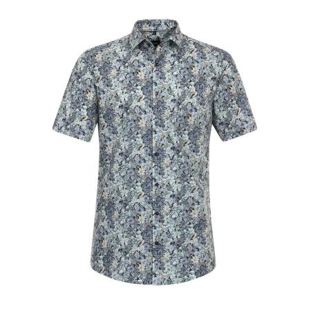 Venti Overhemd Korte mouw blauw