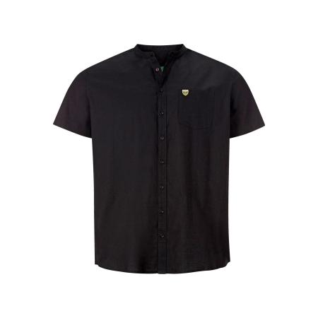Charles Colby Overhemd Korte mouw zwart