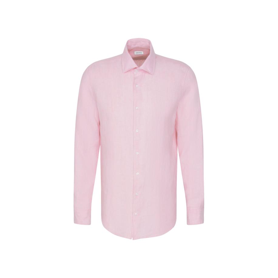 Seidensticker SEIDENSTICKER Zakelijk overhemd SMART LINEN rosa -