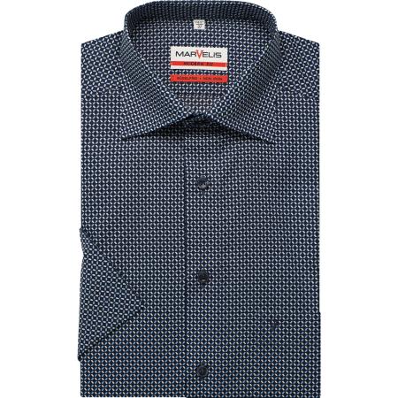 Marvelis Overhemd Korte mouw blauw