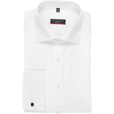 ETERNA Overhemd wit, Effen