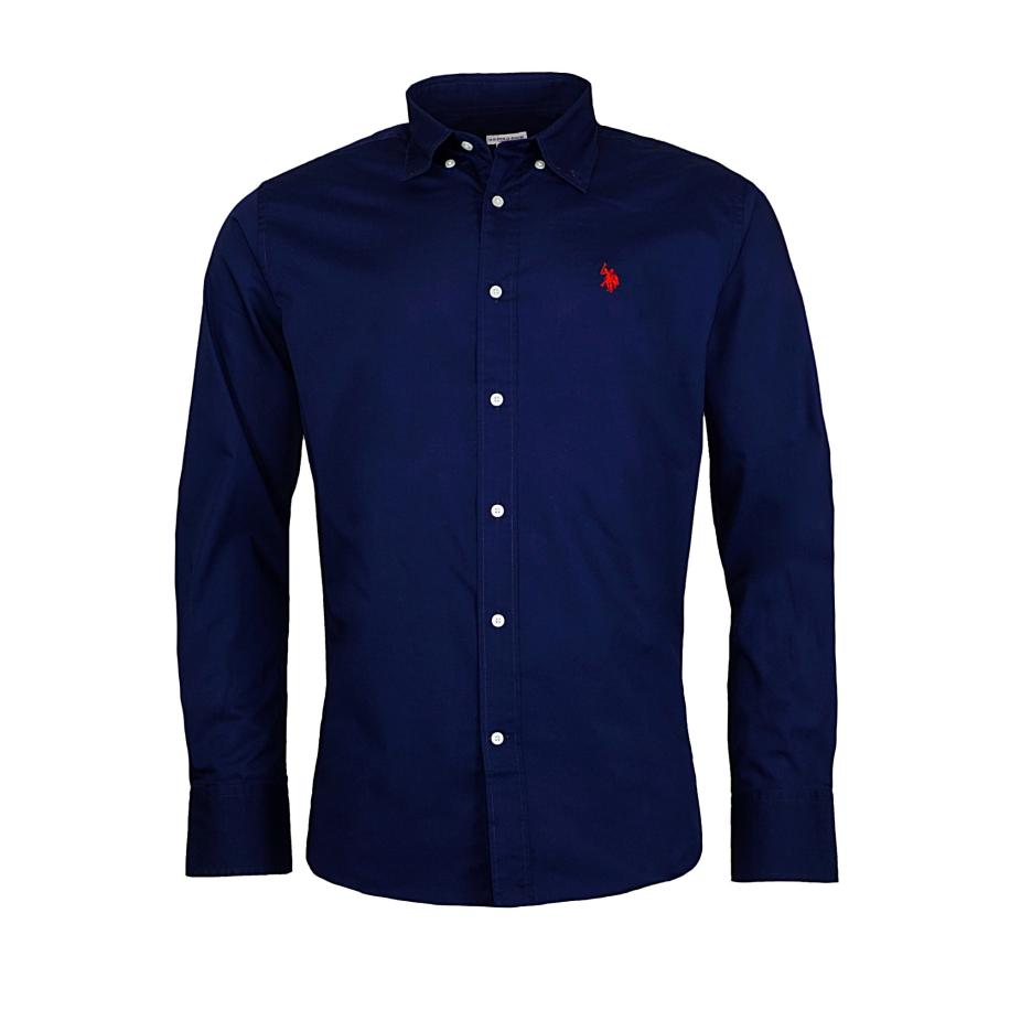 U.S. Polo Assn. U.S. POLO ASSN. Overhemd blauw / rood -