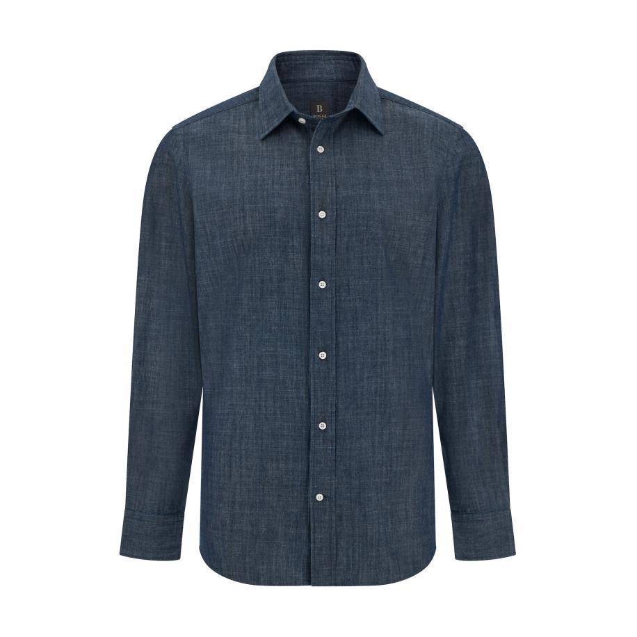 Boggi Milano Boggi Milano Overhemd donkerblauw -