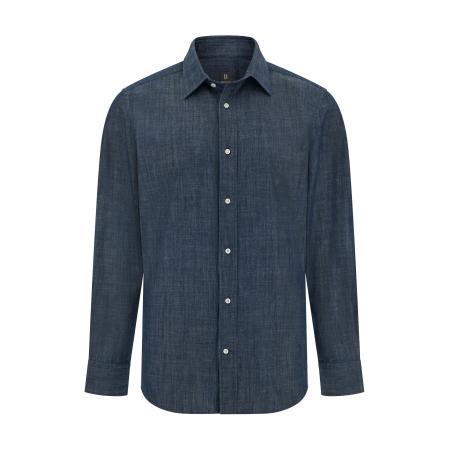 Boggi Milano Boggi Milano Overhemd donkerblauw