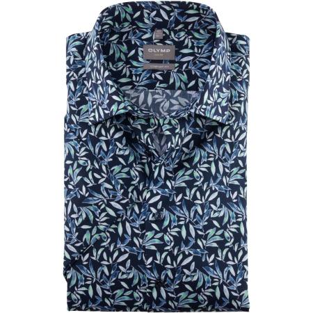 OLYMP Luxor Overhemd Korte mouw lichtgroen