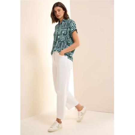 CECIL Gedessineerde overhemdblouse