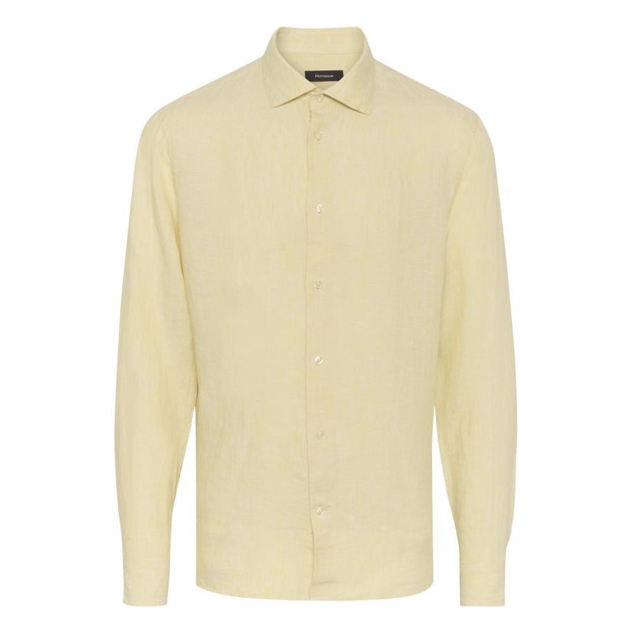 Matinique Matinique Overhemd Marc pasteelgeel -